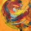 Emotion Farverigt maleri - nærmest i Voigt Steffensens stil - med masser af dynamik og dans