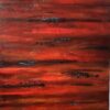 Aftenglød Abstrakt maleri med masser af dybde og skønne farveharmonier